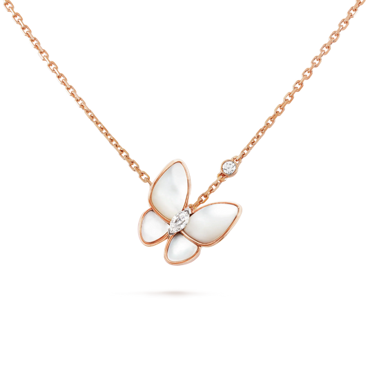 [Rose Jewellery]BUTTERFLY MOP DIAMOND NECKLACE