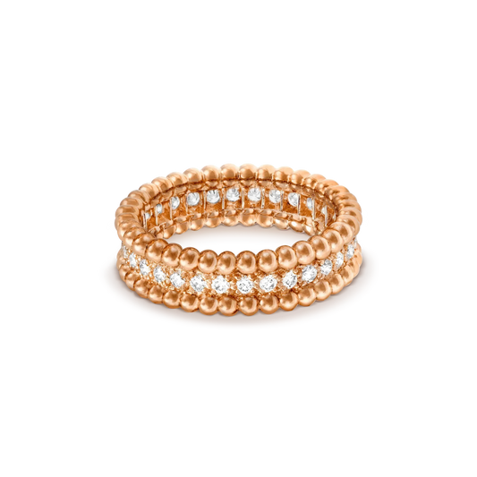 [Rose Jewellery]PERLEE DIAMOND ROSE GOLD RING