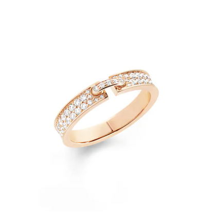 [Rose Jewellery]ALLIANCE LIENS VIDENCE PAVED DIAMOND 4MM RING