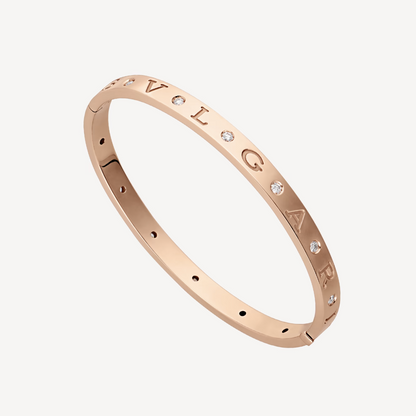 [Rose Jewellery]ZERO 1 PINK GOLD 12 DIAMONDS BRACELET