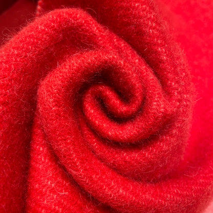 SCARF 180 CM IN CHERRY RED WOOL 409999