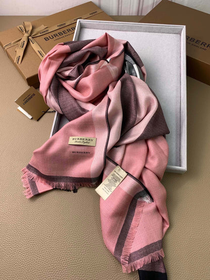 SCARF 200 CM IN ROSE PINK CASHMERE 394727