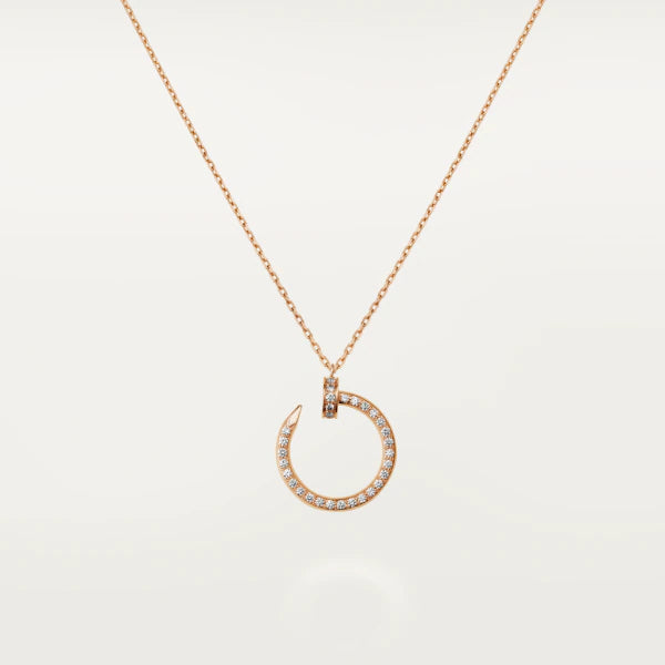 [Rose Jewellery]JUSTE NECKLACE PINK GOLD DIAMONDS