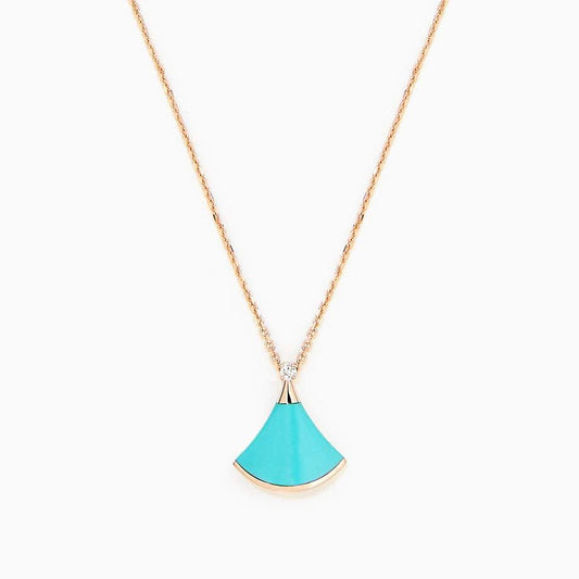 [Rose Jewellery]DREAM NECKLACE TURQUOISE PINK GOLD