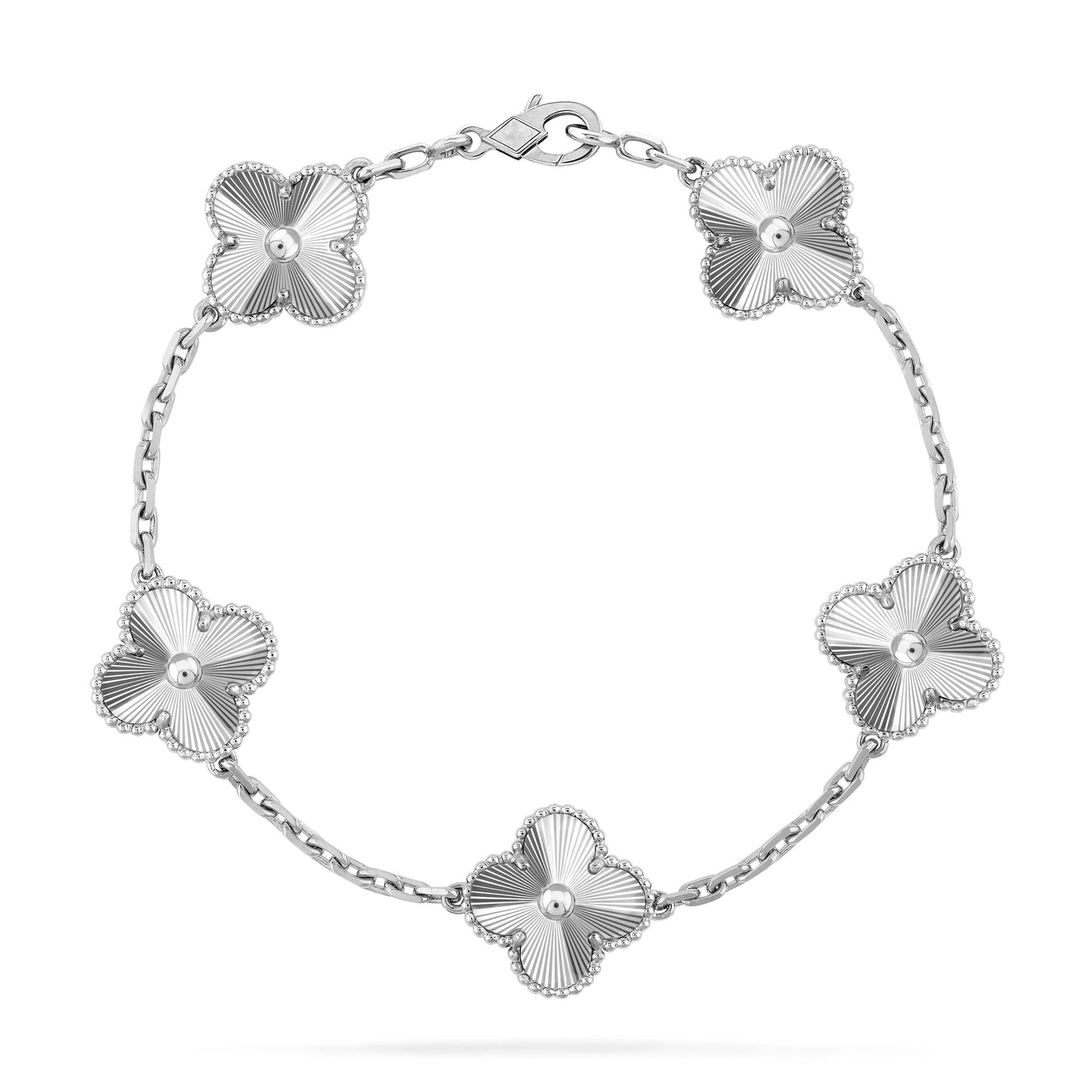 [Rose Jewellery]CLOVER SILVER 5 MOTIFS BRACELET