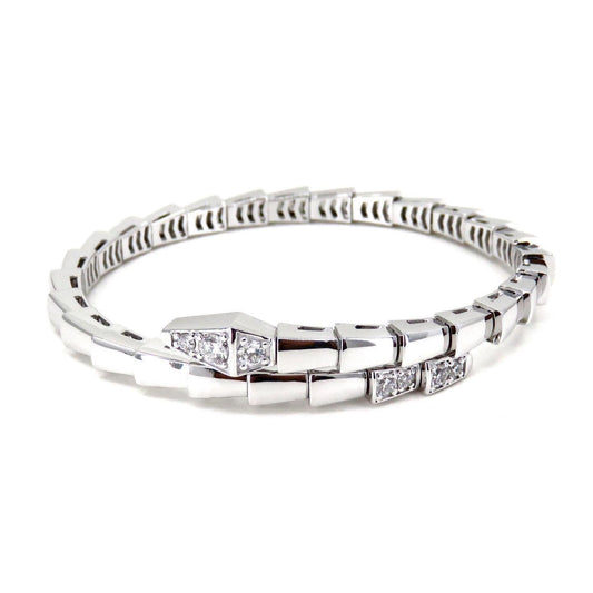 [Rose Jewellery]SERPENTI BRACELET DIAMONDS SILVER