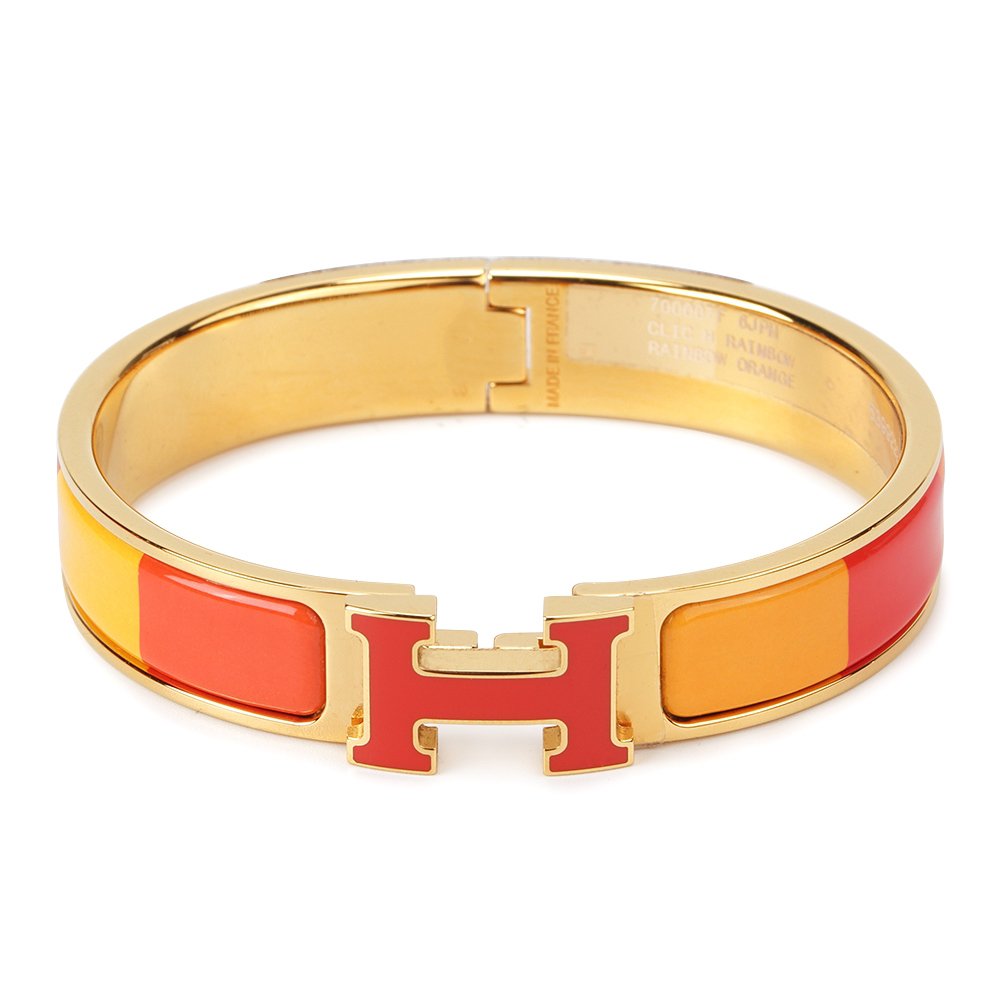 [Rose Jewellery]H BRACELET ORANGE RAINBOW CERAMIC