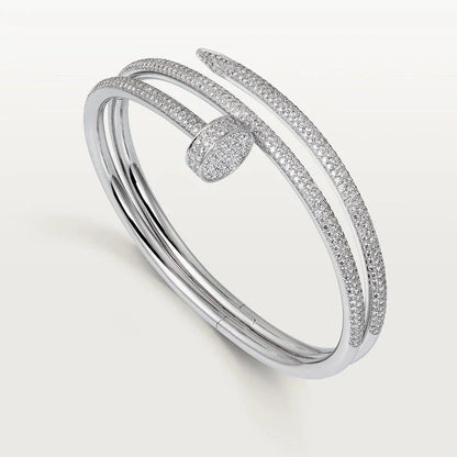 [Rose Jewellery]JUSTE BRACELET 3.5MM DOUBLE ROWS SILVER DIAMOND