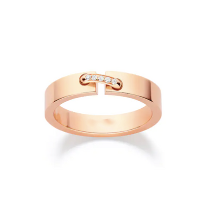 [Rose Jewellery]ALLIANCE LIENS VIDENCE DIAMOND 4MM RING