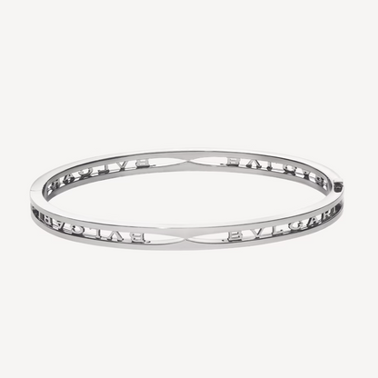 [Rose Jewellery]ZERO 1 SPIRAL LOGO SILVER BRACELET