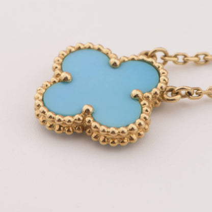 [Rose Jewellery]CLOVER 15MM VINTAGE TURQUOISE NECKLACE