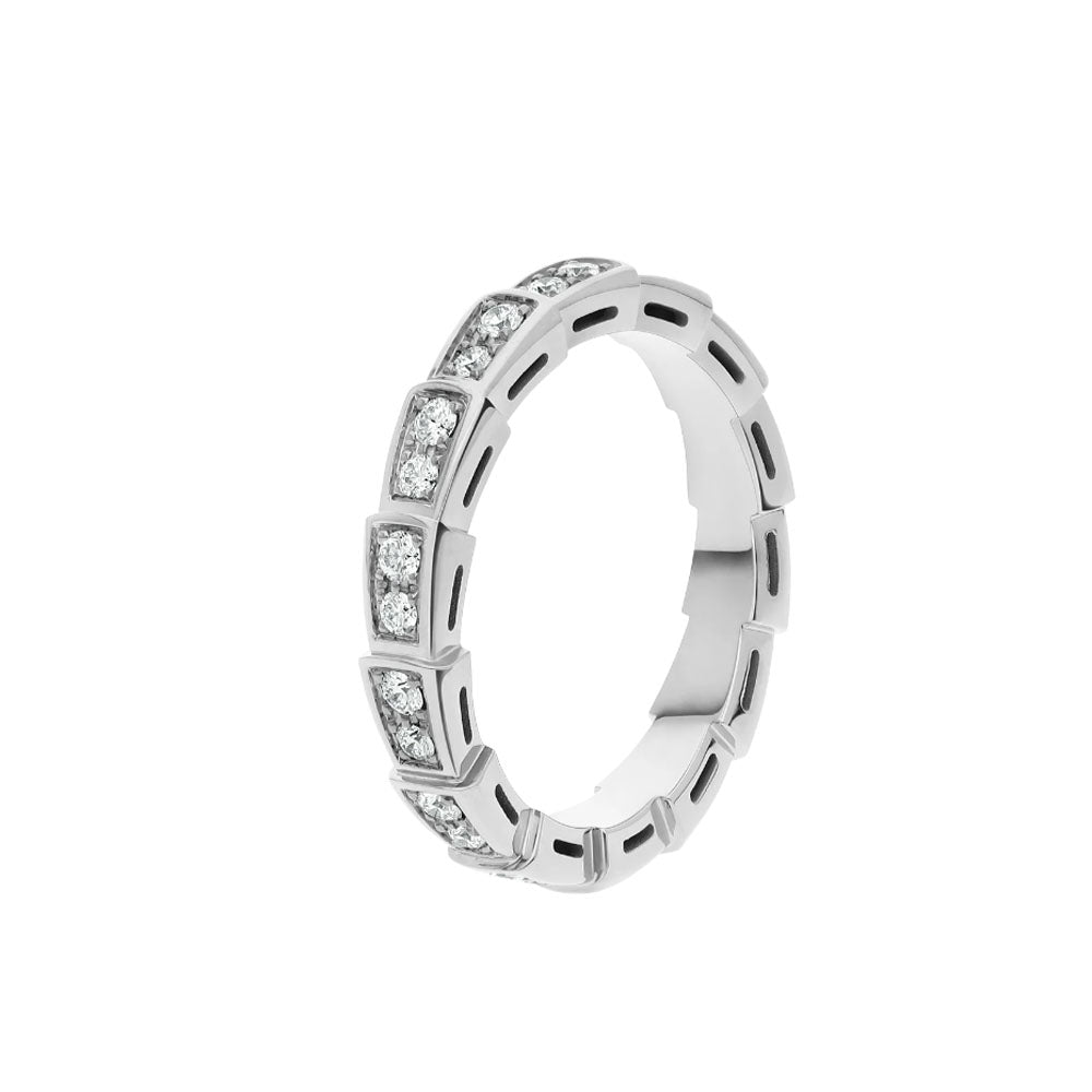 [Rose Jewellery]SERPENTI RING SILVER DIAMOND PAVED 3MM