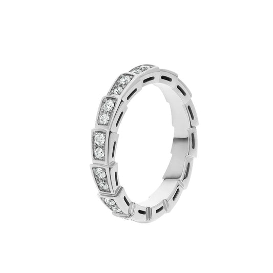 [Rose Jewellery]SERPENTI RING SILVER DIAMOND PAVED 3MM