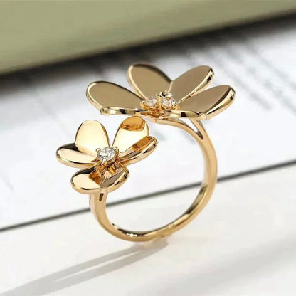 [Rose Jewellery]CLOVER COMOS GOLD DIAMOND RING