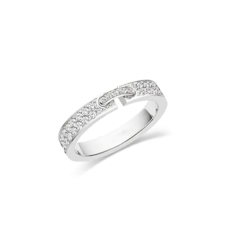 [Rose Jewellery]ALLIANCE LIENS VIDENCE PAVED DIAMOND 4MM RING