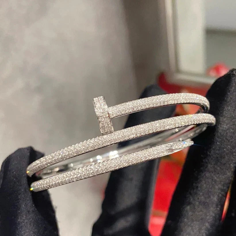 [Rose Jewellery]JUSTE BRACELET 3.5MM DOUBLE ROWS SILVER DIAMOND