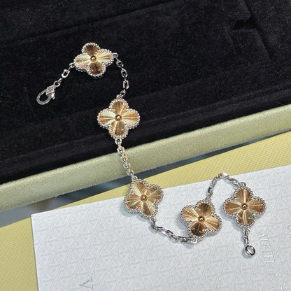 [Rose Jewellery]Christmas edition CLOVER SILVER 5 MOTIFS BRACELET