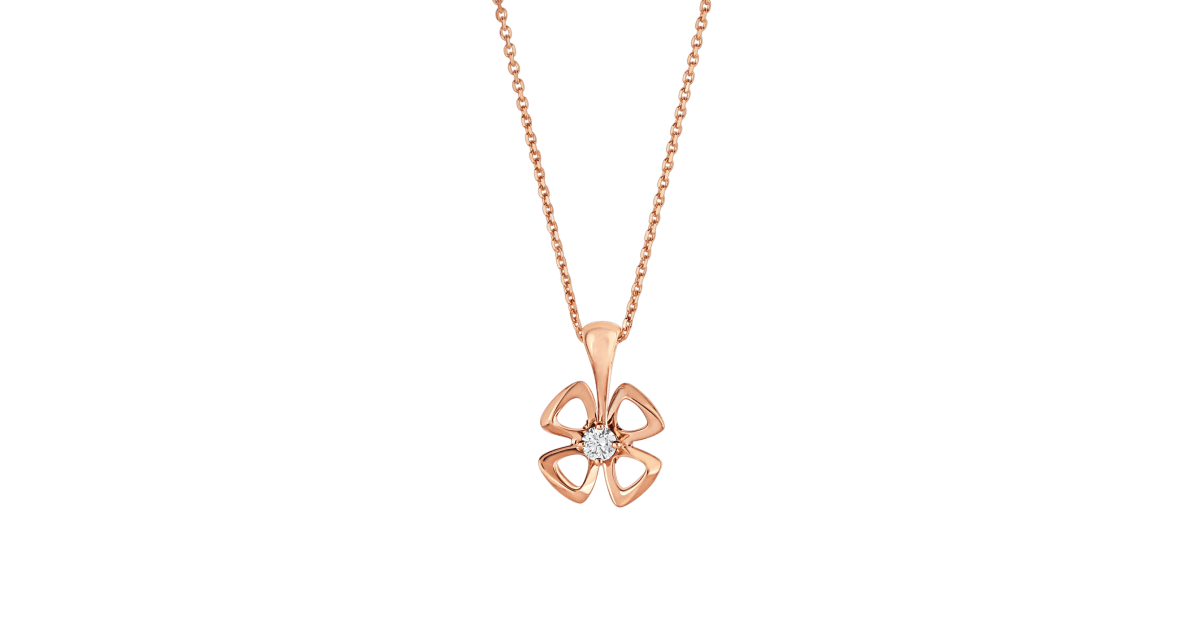 [Rose Jewellery]FIOREVER NECKLACE DIAMOND CENTER