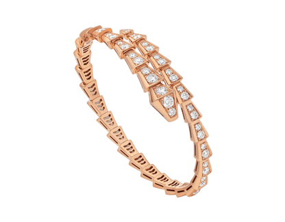 [Rose Jewellery]SERPENTI BRACELET 6.8MM PINK GOLD DIAMOND