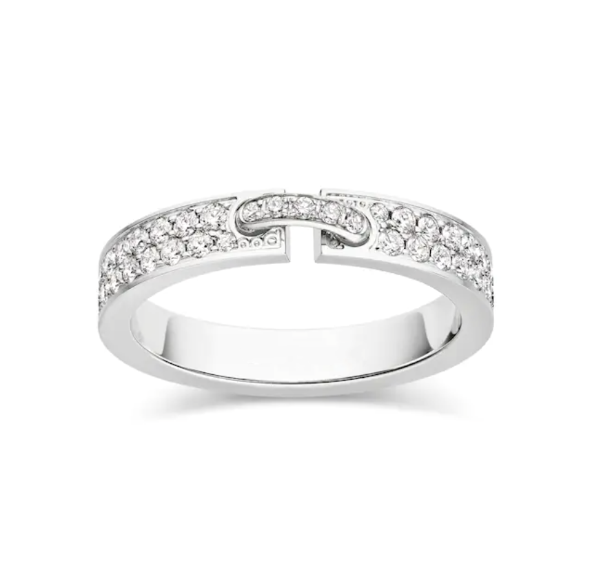 [Rose Jewellery]ALLIANCE LIENS VIDENCE PAVED DIAMOND 4MM RING