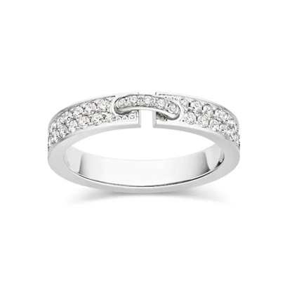 [Rose Jewellery]ALLIANCE LIENS VIDENCE PAVED DIAMOND 4MM RING