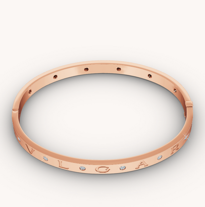 [Rose Jewellery]ZERO 1 PINK GOLD 12 DIAMONDS BRACELET