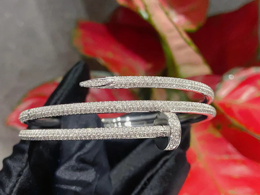 [Rose Jewellery]JUSTE BRACELET 3.5MM DOUBLE ROWS SILVER DIAMOND