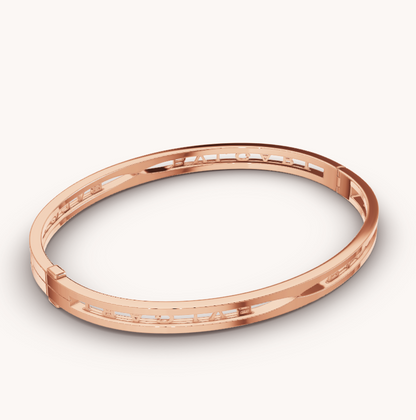 [Rose Jewellery]ZERO 1 SPIRAL LOGO PINK GOLD BRACELET