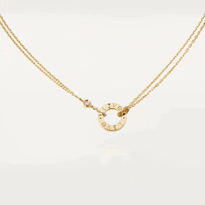 [Rose Jewellery]LOVE NECKLACE 16MM 2 DIAMONDS