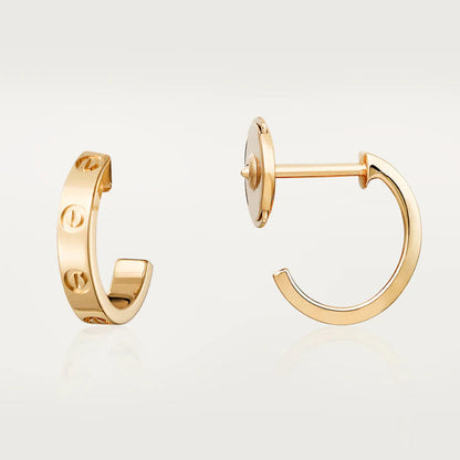 [Rose Jewellery]LOVE EARRINGS 2.65MM PINK GOLD