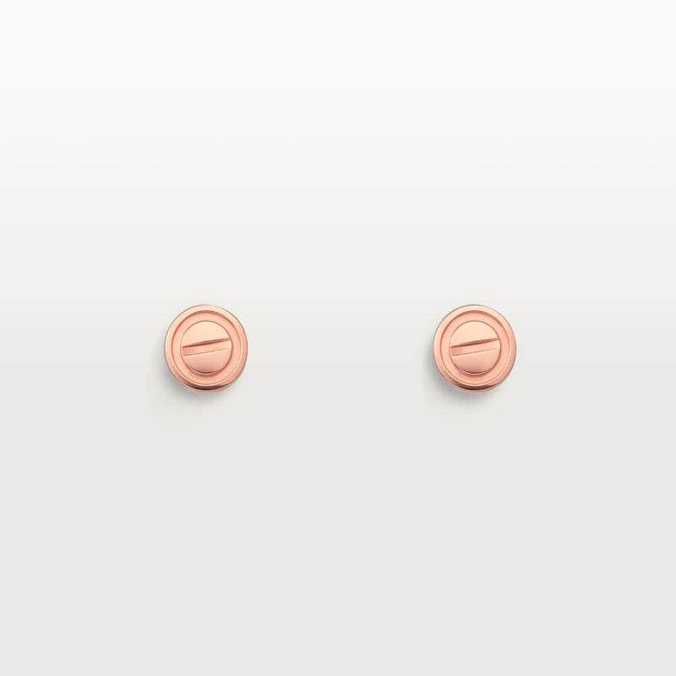 [Rose Jewellery]LOVE EARRINGS PINK GOLD 10MM