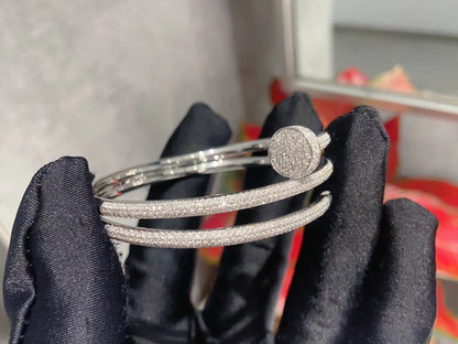 [Rose Jewellery]JUSTE BRACELET 3.5MM DOUBLE ROWS SILVER DIAMOND