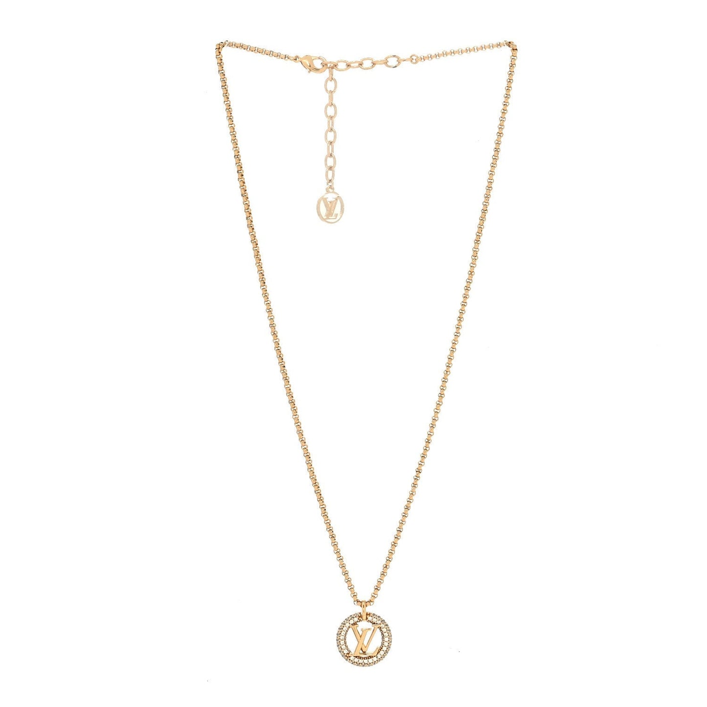 [Rose Jewellery]LV BY NIGHT DIAMOND PAVED NECKLACE