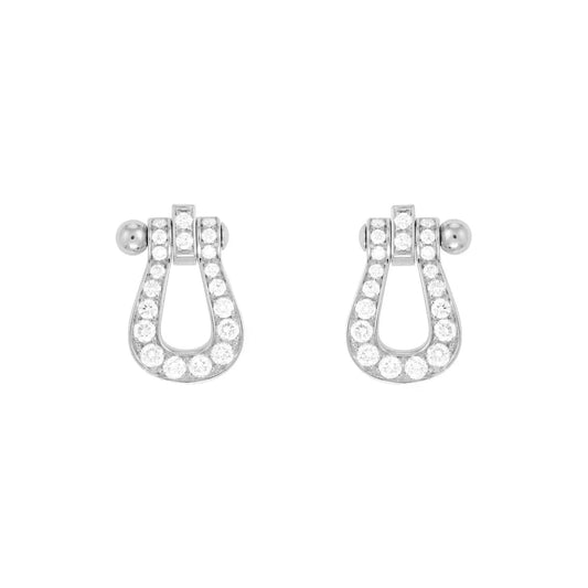 [Rose Jewellery]FORCE 10 FULL DIAMOND STUD EARRINGS MINI MODEL