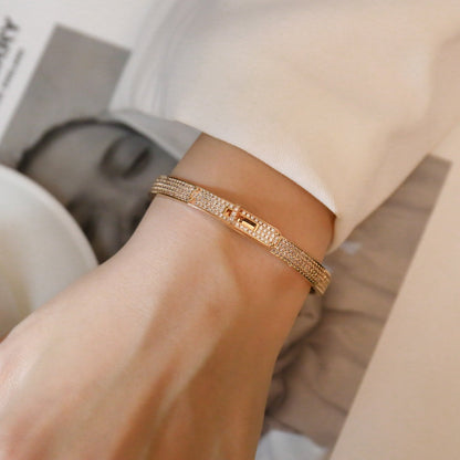 [Rose Jewellery]KELLY BRACELET DIAMOND PAVED