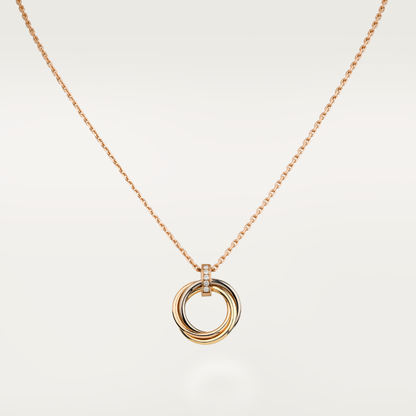 [Rose Jewellery]TRINITY NECKLACE GOLD  DIAMONDS