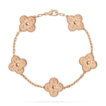 [Rose Jewellery]CLOVER 5 MOTIFS BRONZING BRACELET