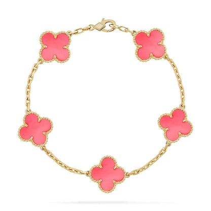 [Rose Jewellery]CLOVER 5 PINK MOP BRACELET