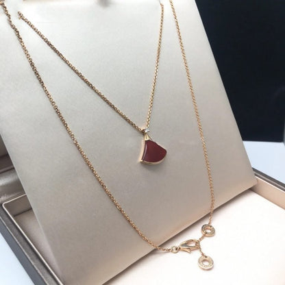 [Rose Jewellery]DREAM NECKLACE CARNELIAN 1 DIAMOND