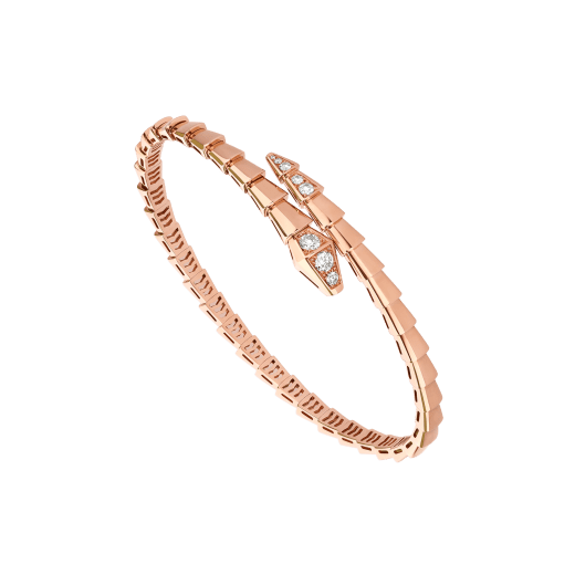 [Rose Jewellery]SERPENTI BRACELET DIAMONDS PINK GOLD