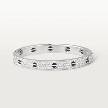 [Rose Jewellery]LOVE BRACELET 6.1MM DIAMOND-PAVED CERAMIC