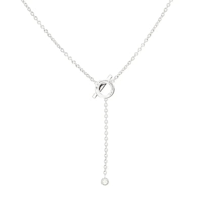 [Rose Jewellery]FINESSE SILVER DIAMOND NECKLACE