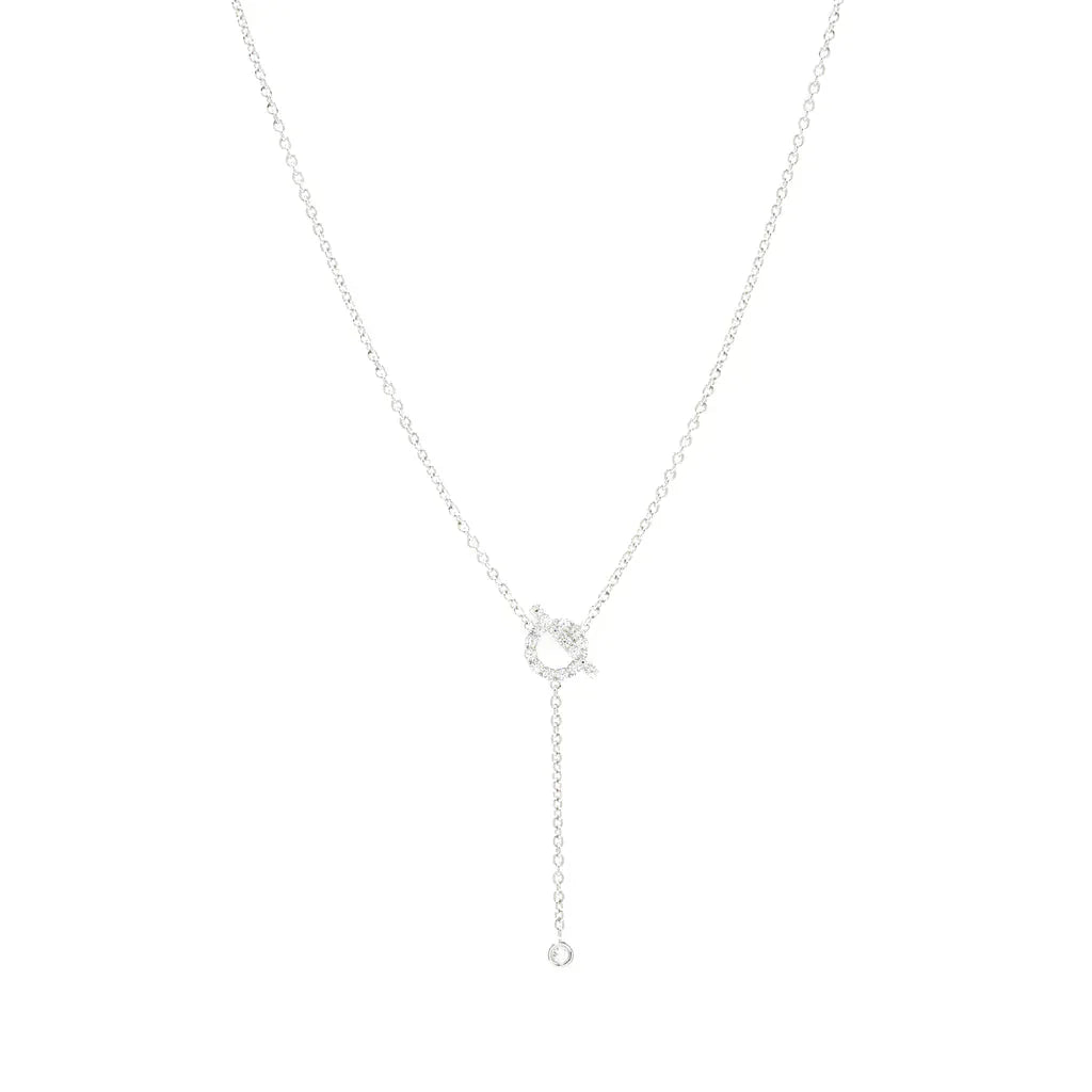 [Rose Jewellery]FINESSE SILVER DIAMOND NECKLACE