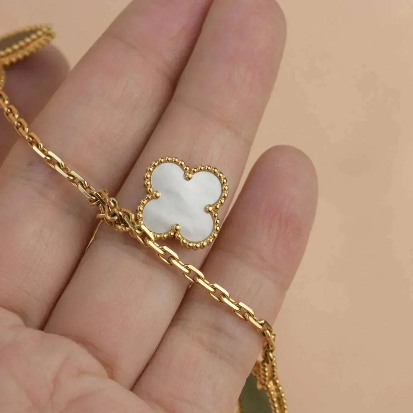 [Rose Jewellery]LUCKY SPRING 5 MOTIF GOLD BRACELET