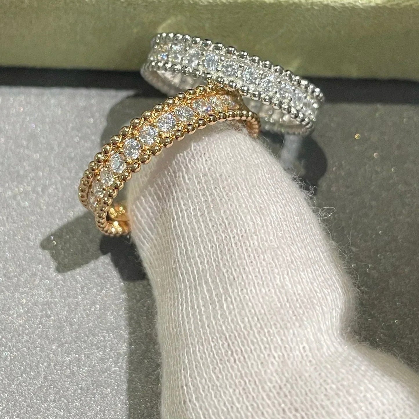 [Rose Jewellery]PERLEE DIAMOND ROSE GOLD RING