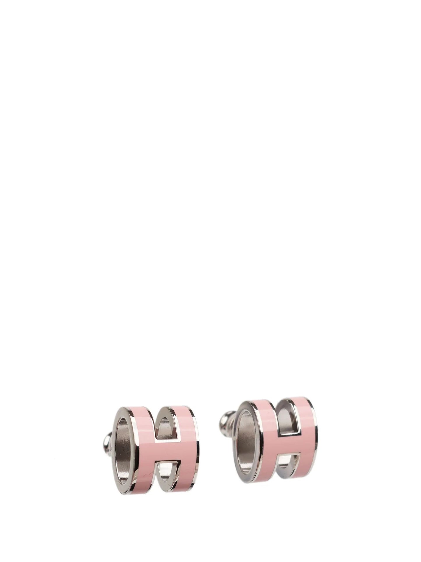 [Rose Jewellery]MINI POP H SILVER EARRINGS PINK