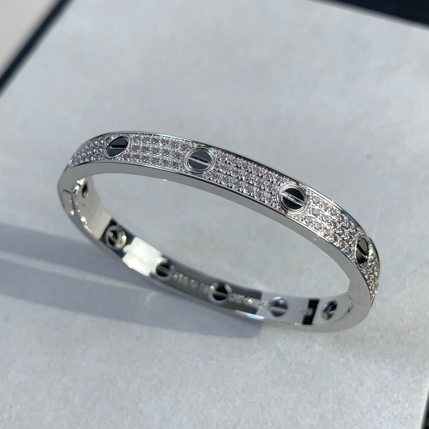 [Rose Jewellery]LOVE BRACELET 6.1MM DIAMOND-PAVED CERAMIC