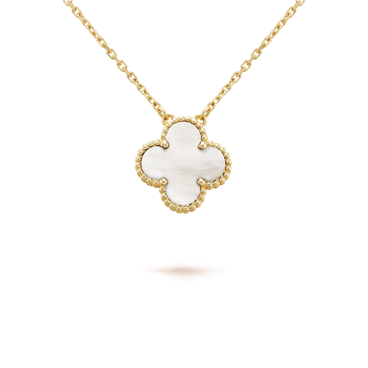 [Rose Jewellery]CLOVER  15MM WHITE MOTHER-OF-PEARL NECKLACE