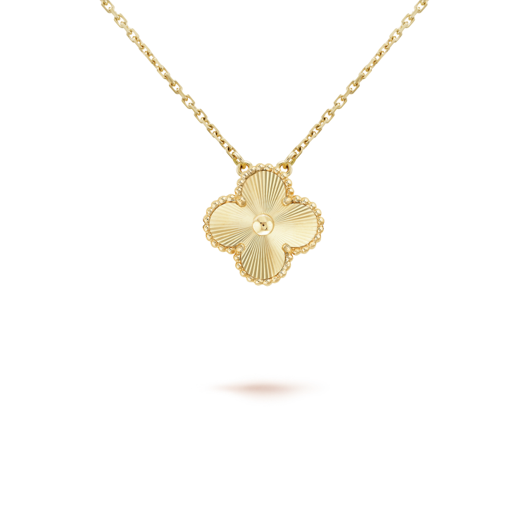 [Rose Jewellery]CLOVER 15MM LASER NECKLACE