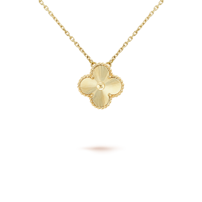 [Rose Jewellery]CLOVER 15MM LASER NECKLACE